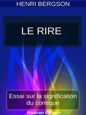 cover image of LE RIRE